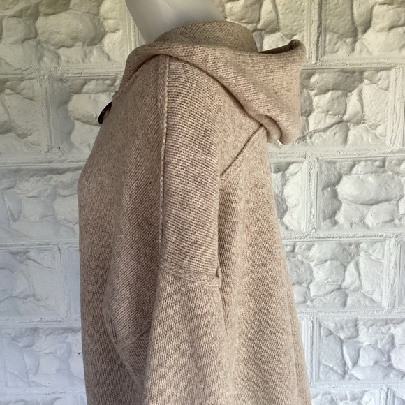 CHICO’S 100% LAMBSWOOL HOODED CARDIGAN SIZE 3 / XL - Picture 8 of 12